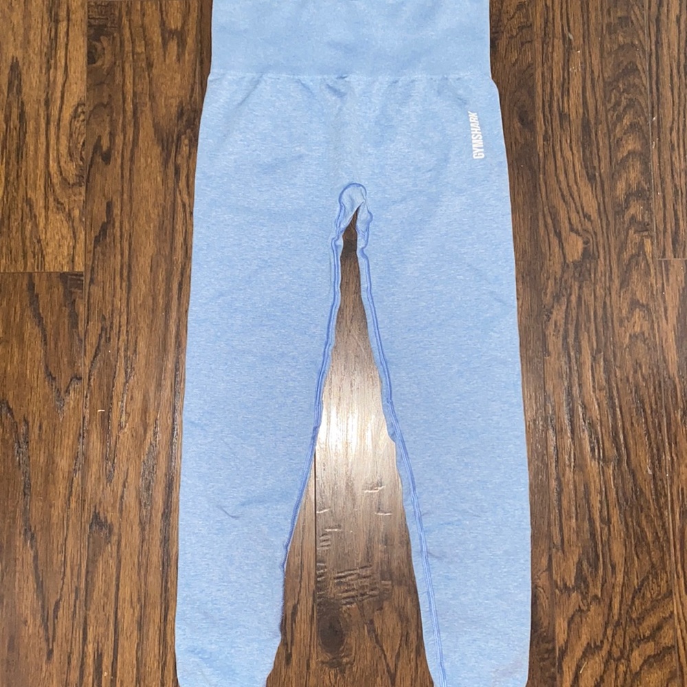 gymshark adapt marl seamless leggings -blue